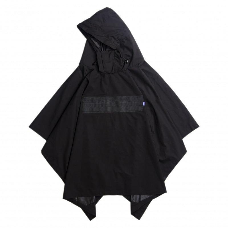 Cyberpunk Functional Cloak Dark Ninja Shawl Outdoor Rain And Snow Trench Coat - Elite Essence Store