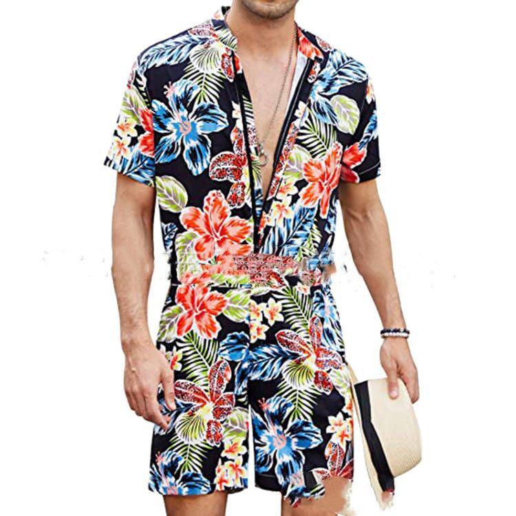 Casual Loose Digital Summer Beach Shorts Men - Elite Essence Store